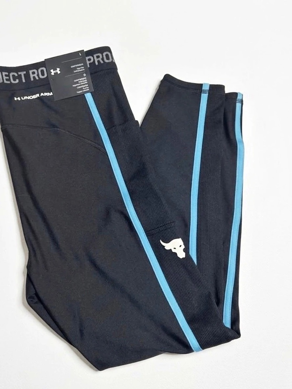 Under Armour Women's Leggings Black Blue Size L $70